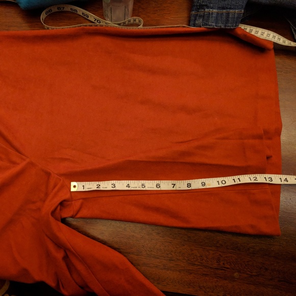 Vintage orange coulottes - Picture 3 of 5